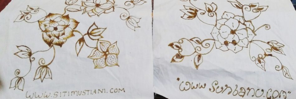 Hasil Karya Ngebatik di Pekan Ekonomi Kreatif Pontianak