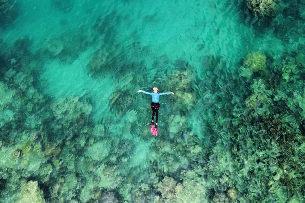 Snorkeling dan Freediving di Pulau Lemukutan