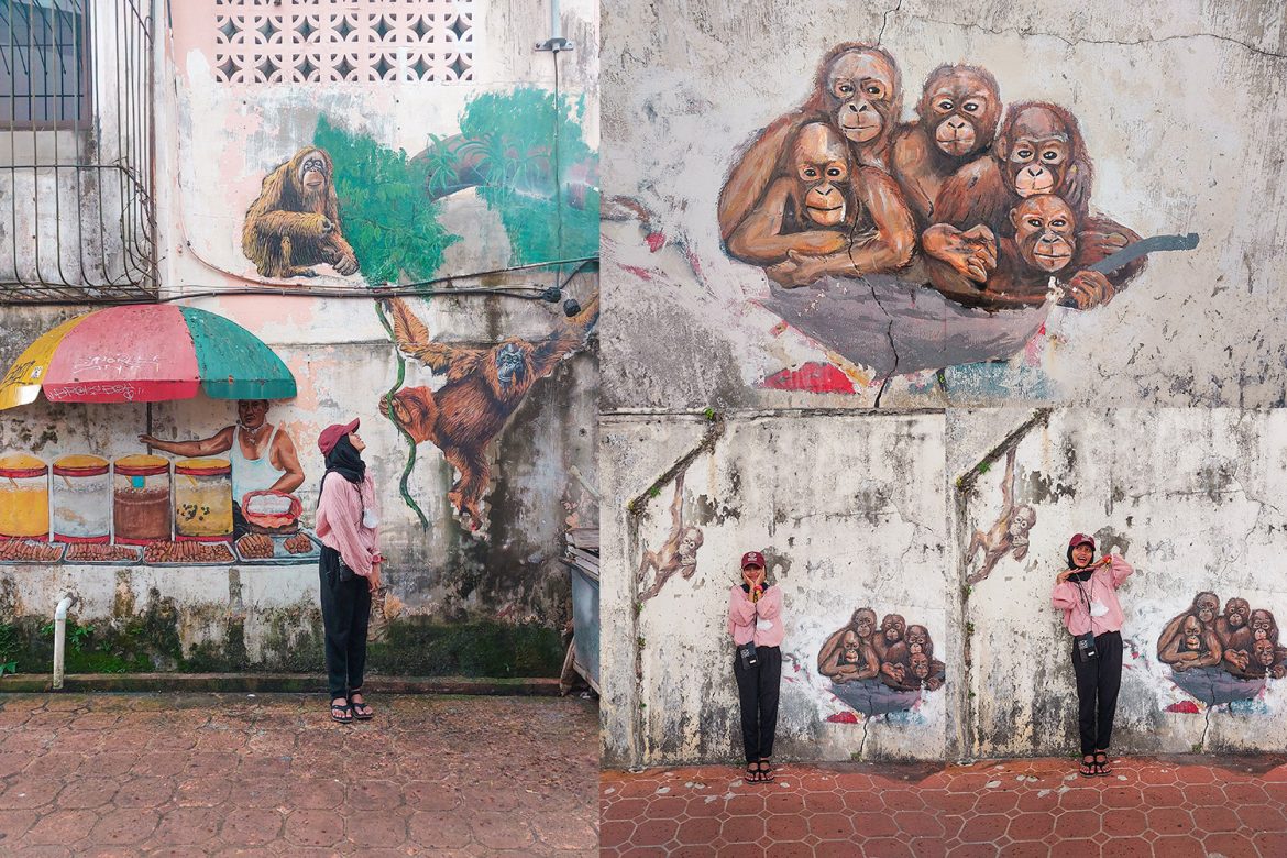 Spot Foto Mural di Kota Kuching