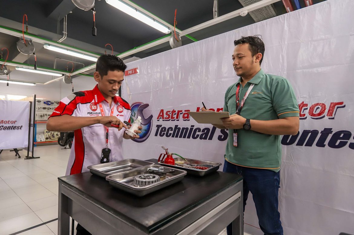 Teknisi AHASS Siap Adu Keterampilan Teknis Sepeda Motor Honda di Level Asia Oceania