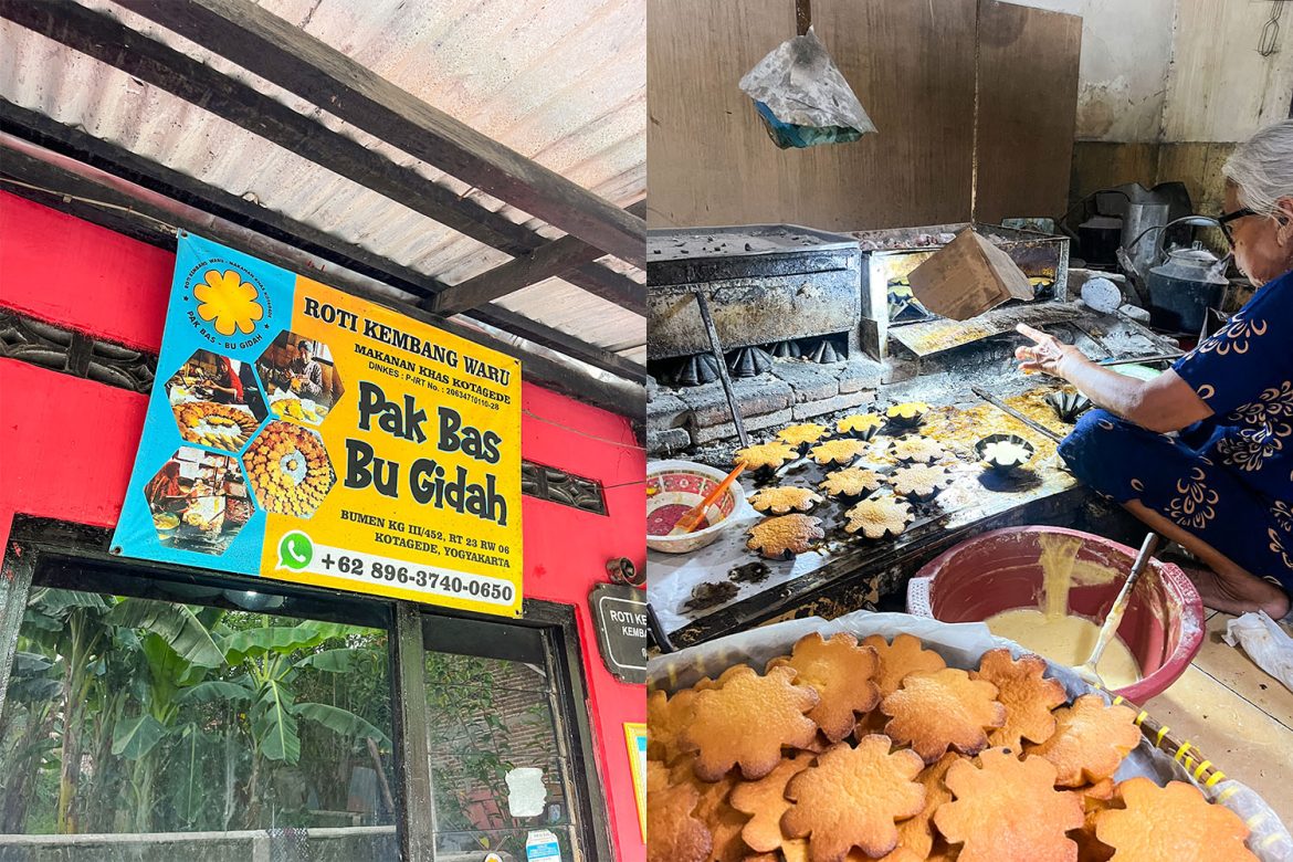 Roti Kembang Waru Pak Bas Bu Gidah Kotagede Yogyakarta